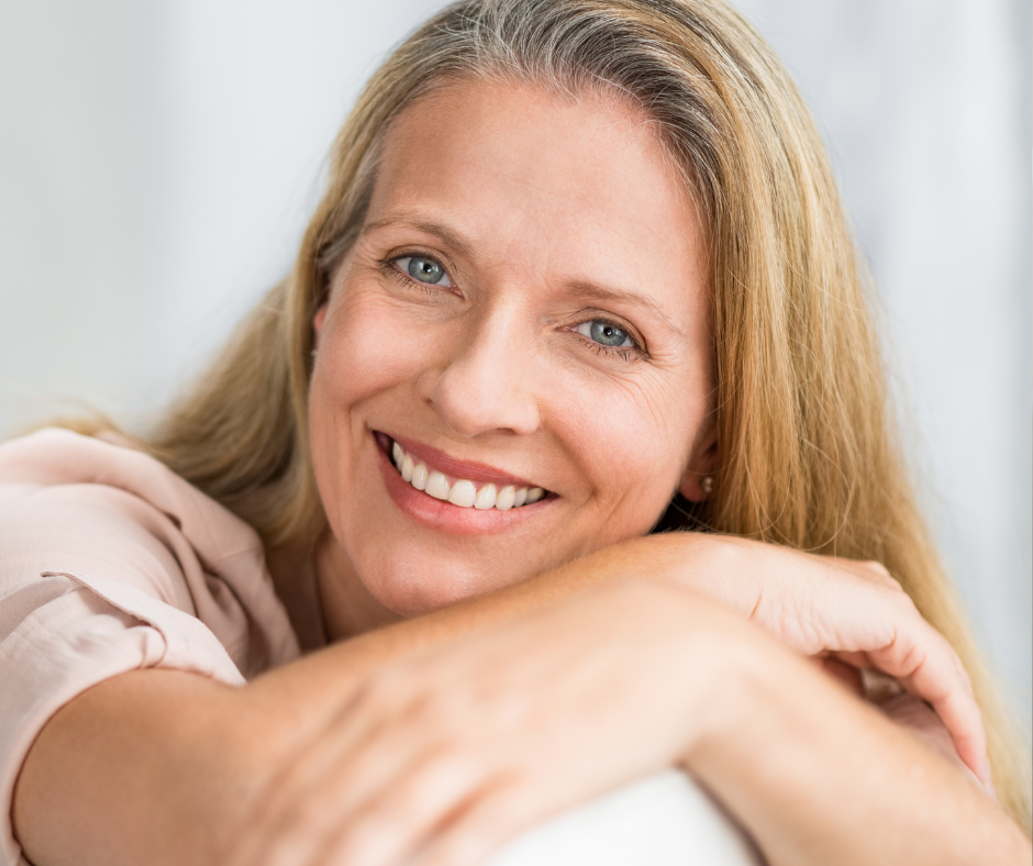 women smiling