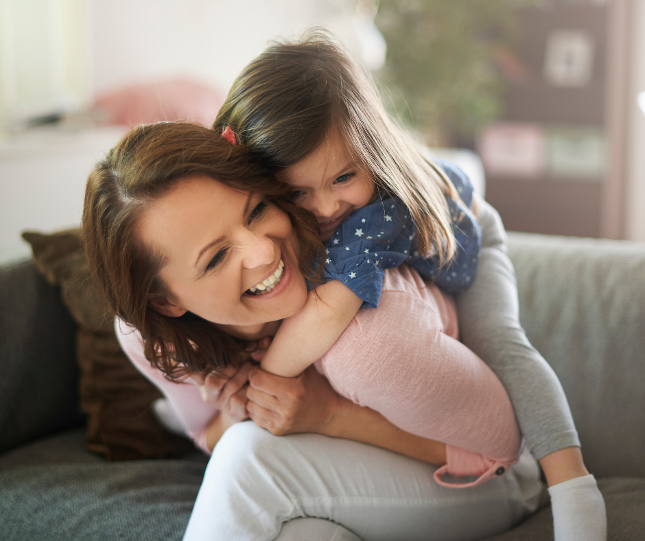 mom and daughter